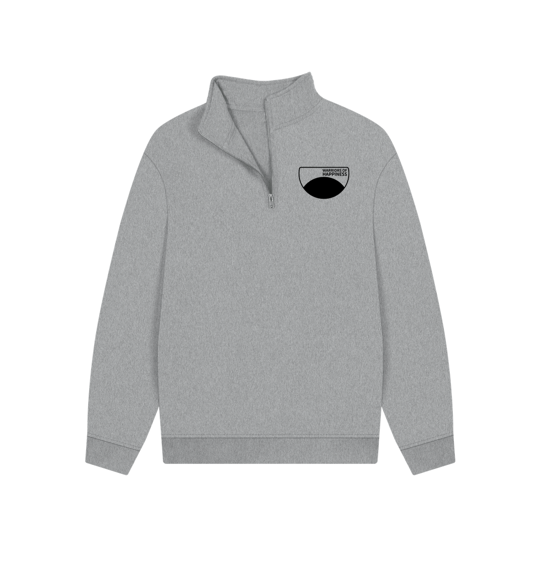 Athletic Grey Printed Sweater