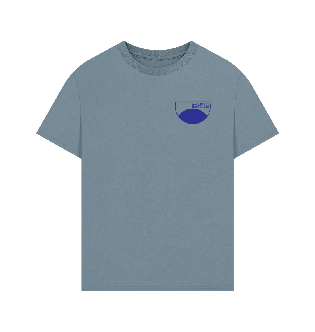 Stone Blue Printed T-shirt