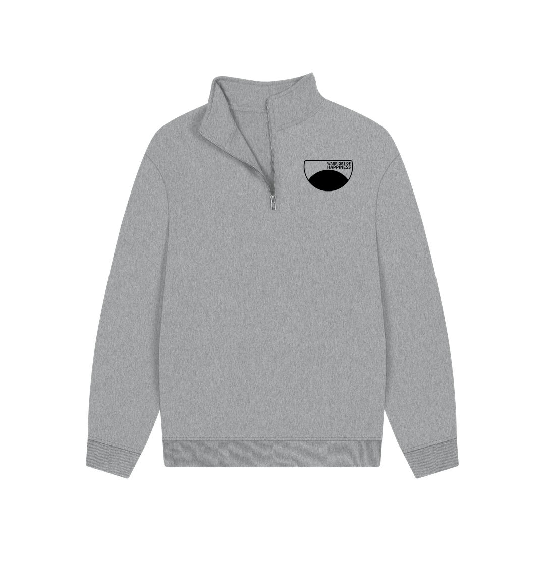 Athletic Grey Printed Sweater