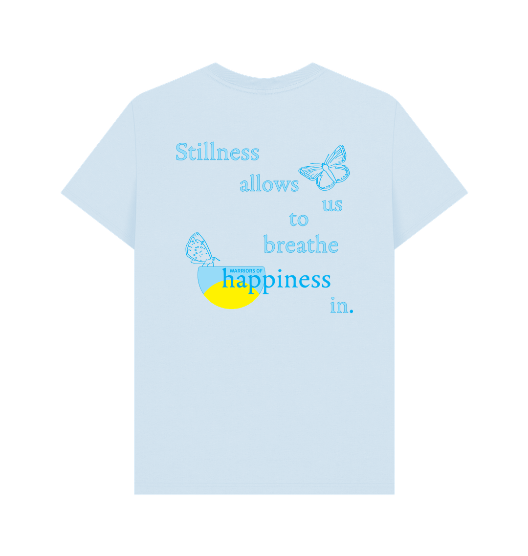 Sky Blue Printed T-shirt