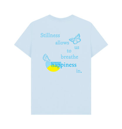 Sky Blue Printed T-shirt