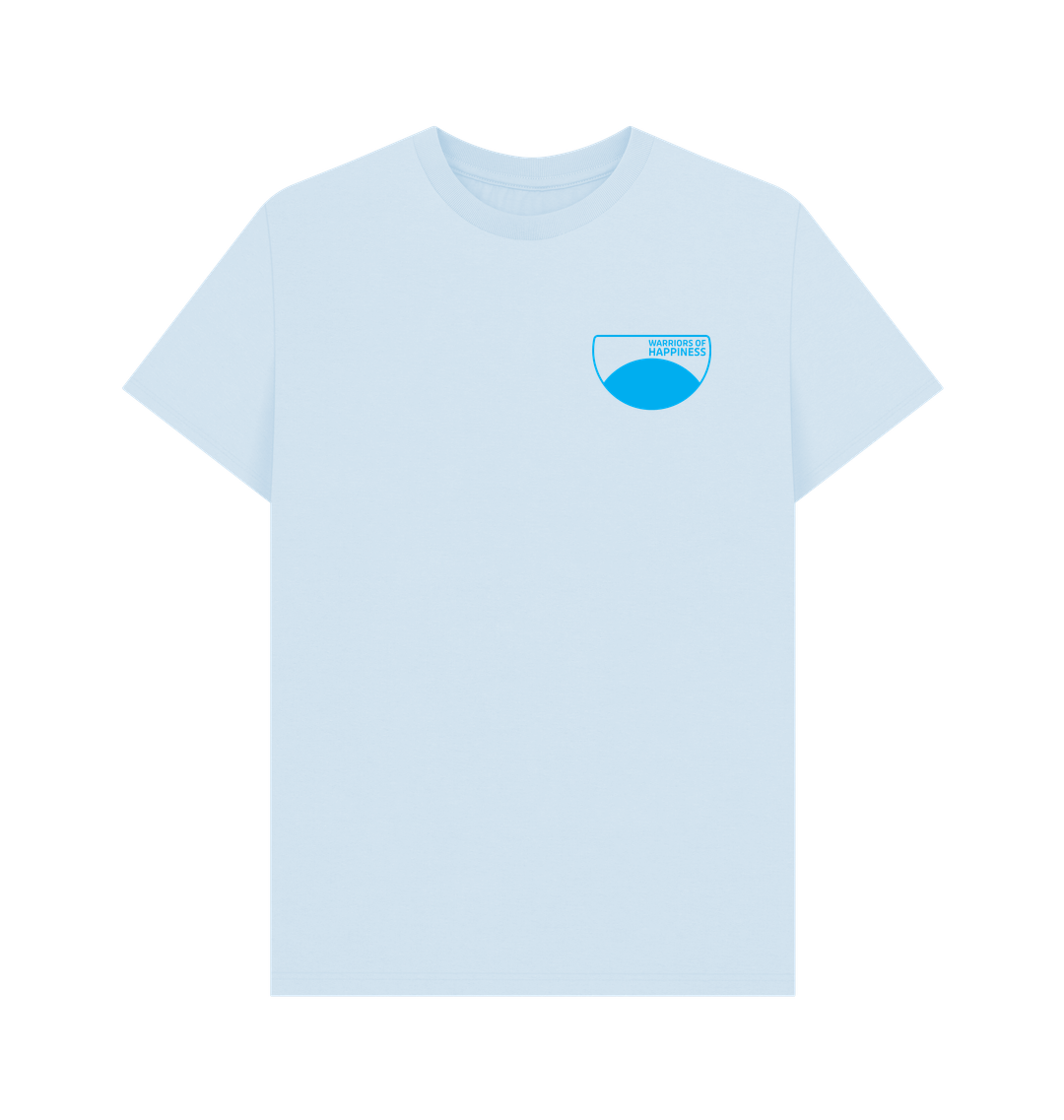 Sky Blue Printed T-shirt